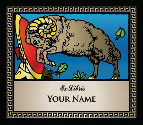 Aries the Ram • Ex Libris Your Name