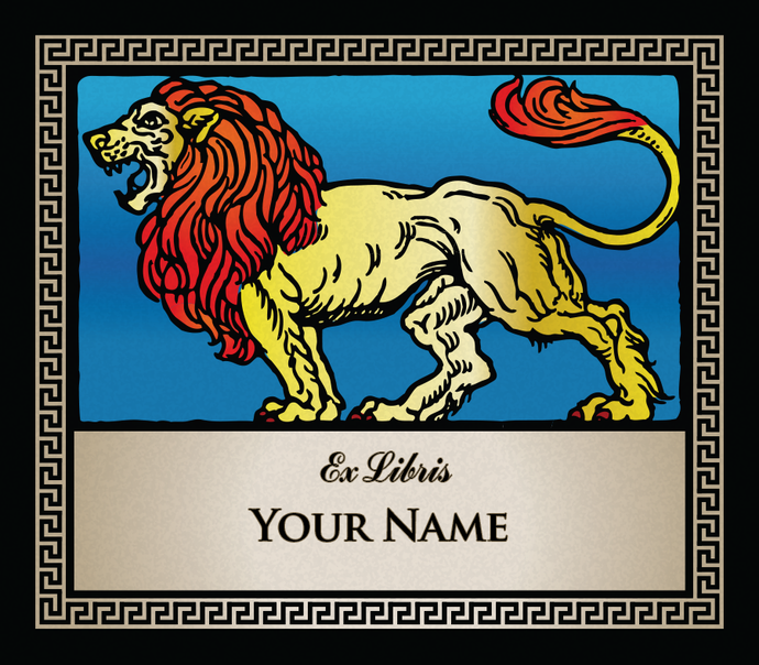 Leo the Lion • Ex Libris Your Name