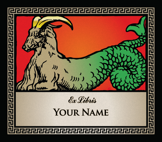 Capricorn the Goat • Ex Libris Your Name